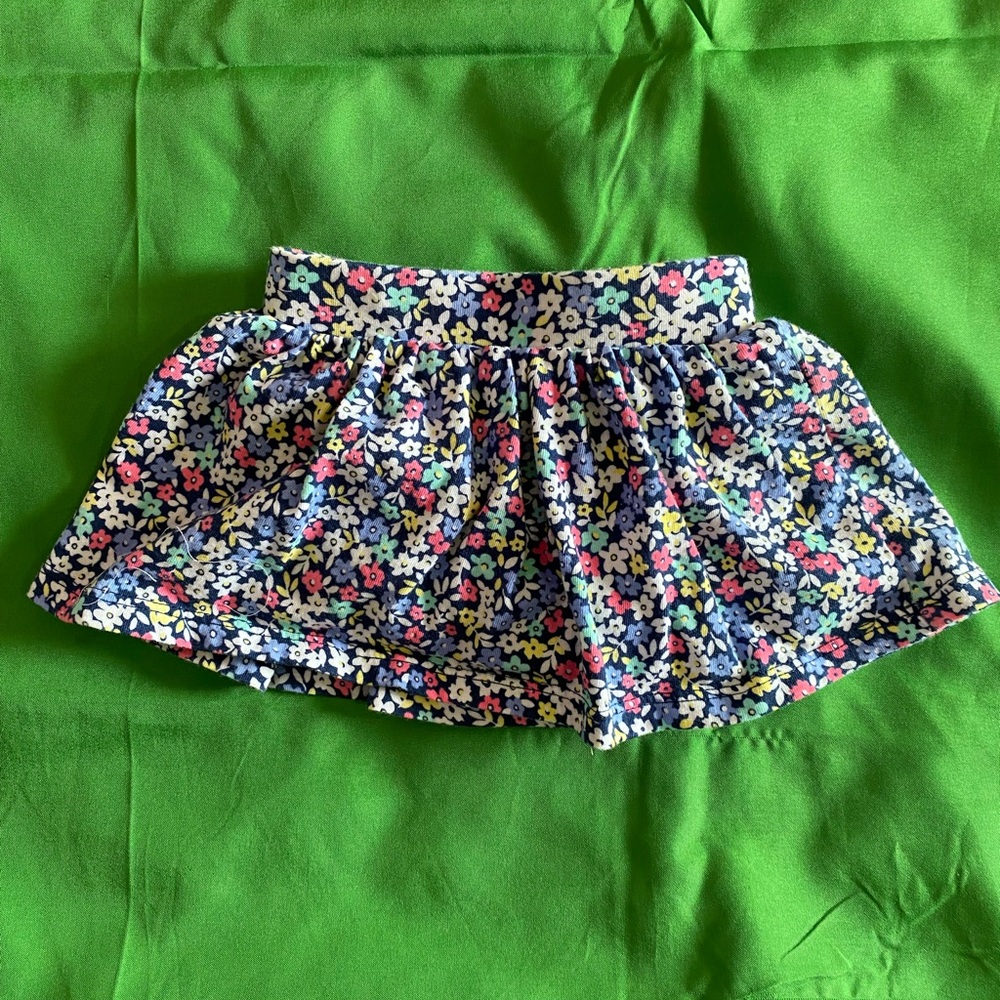 Floral Print Skirt